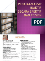 Bimtek Pengelolaan Arsip Inaktif Dikonversi