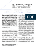 OFDM and FBMC Transmission Techniques - A Bile High Performance Proposal For Broadband Power Line Communications - Belanger