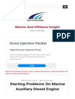 Starting Problems On Marine Auxiliary Diesel Engine - Marine and Offshore Insight
