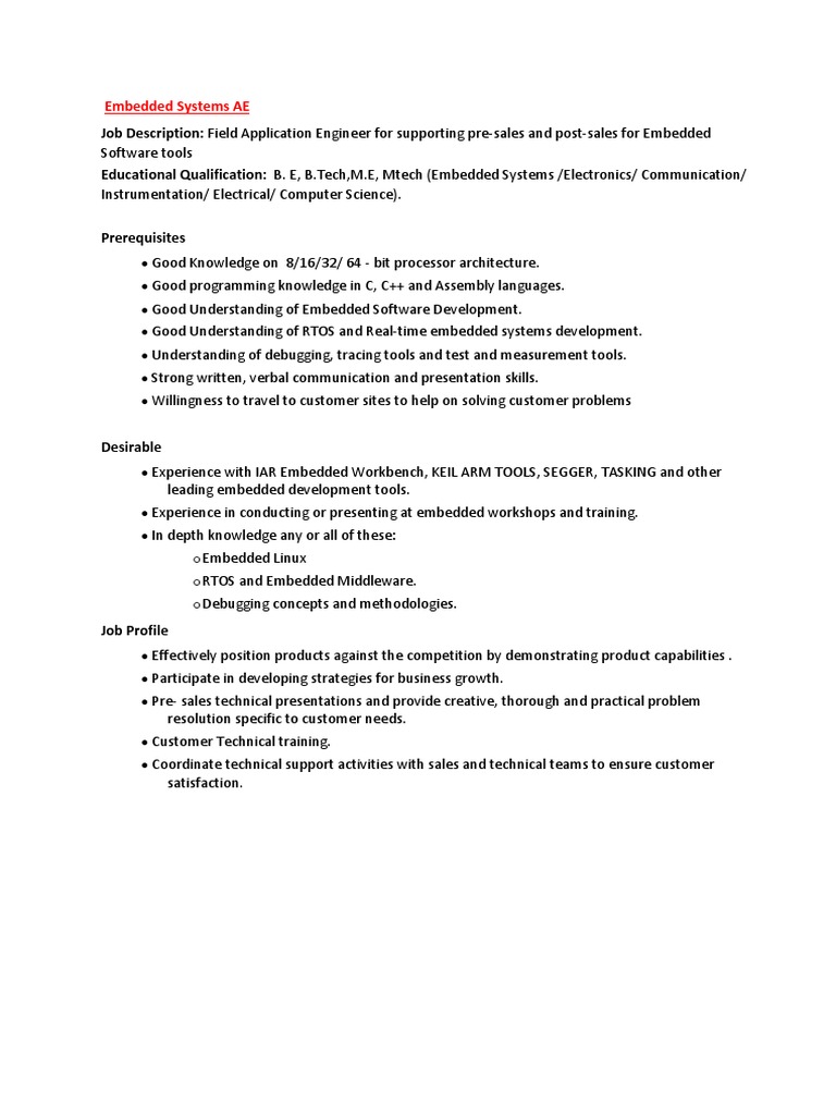 Embedded Systems AE | PDF | Computers