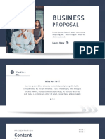 Blue Modern Business Proposal Presentation