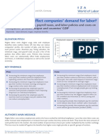 Do Labor Costs Affect Companies Demand For Labor