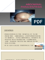Abdominal Paracentesis