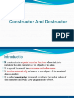 Constructor Destructor