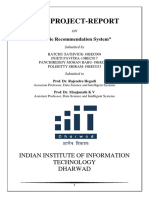 Mini-Project-Report: Indian Institute of Information Technology Dharwad