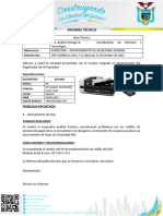 Informe Técnico Escaner HP Resgistrador de La Propiedad
