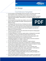 Section 6: Program Design: CPT Exam Study Guide