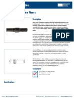 PE To Steel Transition Risers: Product Specifications