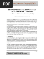 Drowsiness Detection System Using Machine Learning