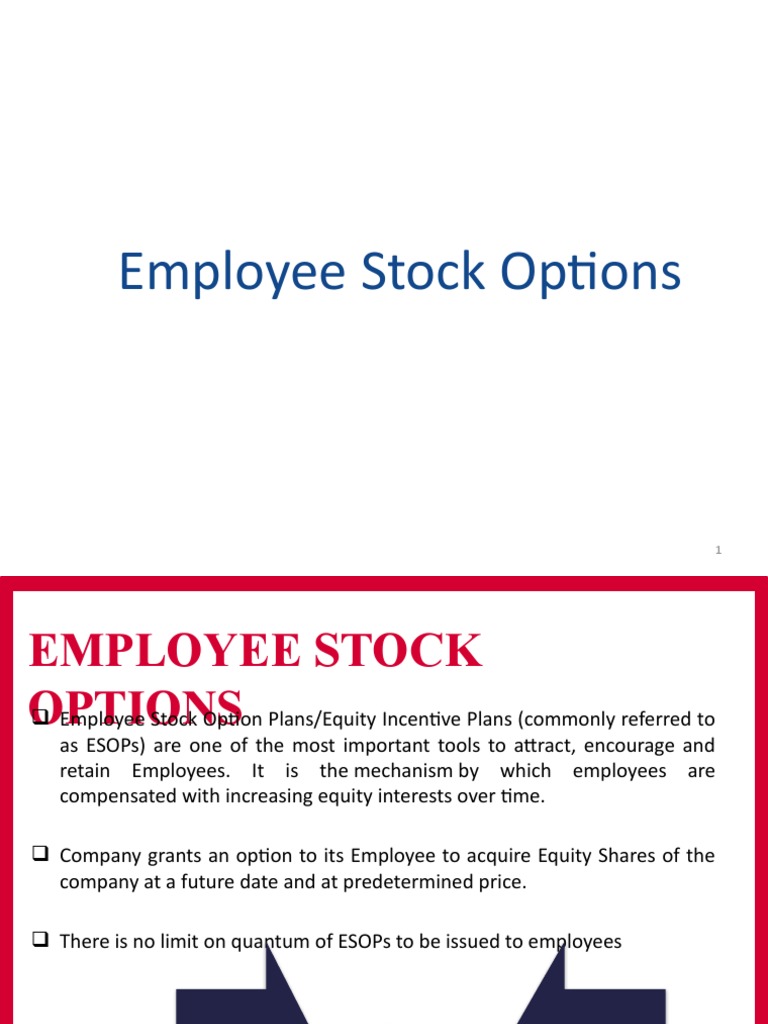 Employee Stock Options | PDF | Employee Stock Option | Stocks