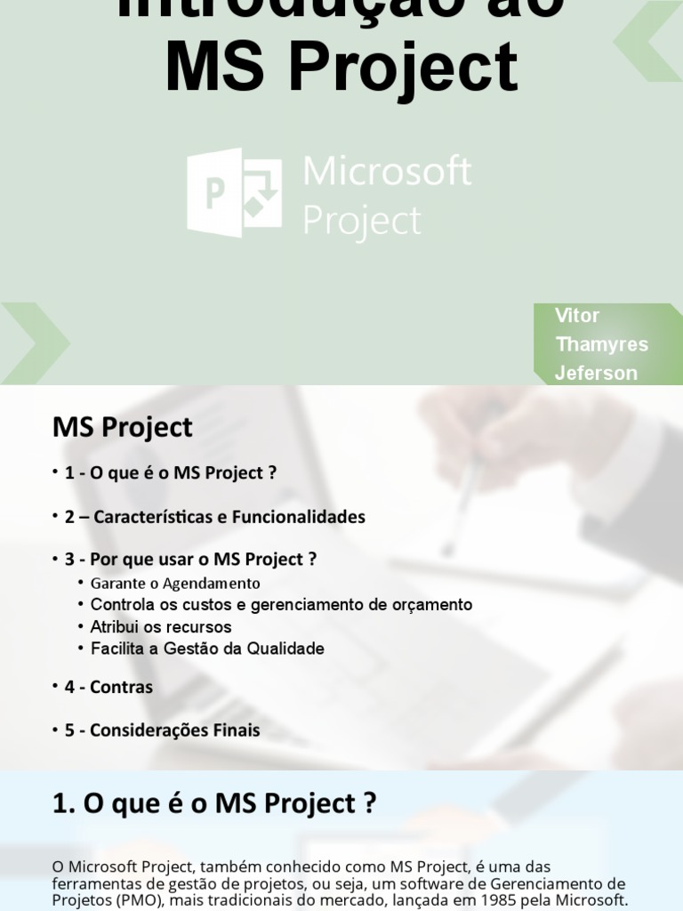 Guia Completo sobre MS Project | PDF | Informática