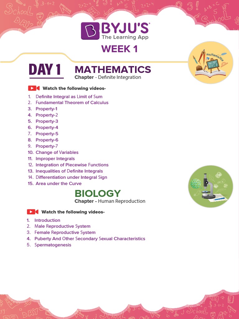 Study Plan for Science Students | PDF | Vector Space | Electrical ...