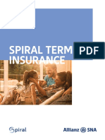 Spiral Term Insurance: General Conditions