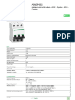 Miniature circuit breaker - Acti 9 xC60 MCBs_A9N3P63C