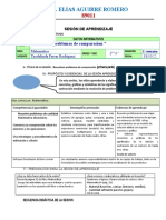 Sesion de Aprendizaje Matematicas-Problemas de Comparacion