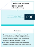 Alcohol and Acute Ischemic Stroke Onset