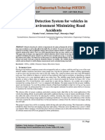 Obstacle Detection System For Vehicles in Foggy Environment Minimizing Road Accidents
