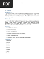 C Language