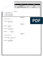 Integration Practice Paper-1 Exercise 7.3 and 7.4