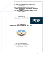 A Study On SMK Cookies Manufacturing Company: Bachelour of Vocation in Logistics and Supply Chain Management