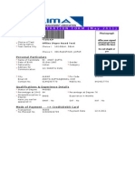 Mat Registration Form (May 2011) : Personal Particulars