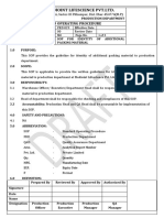 Medioint Lifescience PVT - LTD.: Standard Operating Procedure