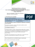 Guía de Actividades y Rúbrica de Evaluación - Unidad 1 - Fase 2 - Estructura y Función de Proteína