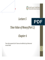 Time Value of Money (Part 2) : These Slides Prepared by Prof. Osama and Modified by Eng. Mohammed Ismaeel Shekfa
