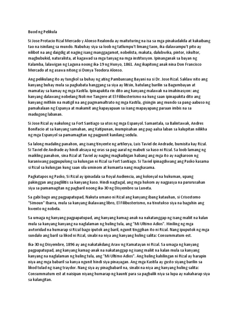 Buod Project | PDF
