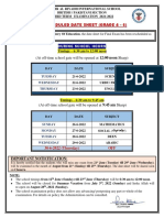 Re Scheduled Datesheet For Third Term Grade 4 - 6