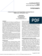 A General Comparison of The Design Margins and Design Rules For ASME Section VIII, Divisions 1 and 2