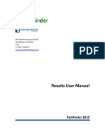 Results User Manual: Pathfinder 2019