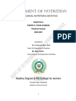 FOOD SCIENCE PRACTICAL MANUAL