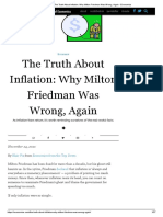 The Truth About Inflation - Why Milton Friedman Was Wrong, Again