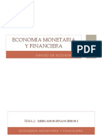 Mercados Financieros I