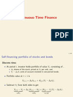 Continuous Time Finance