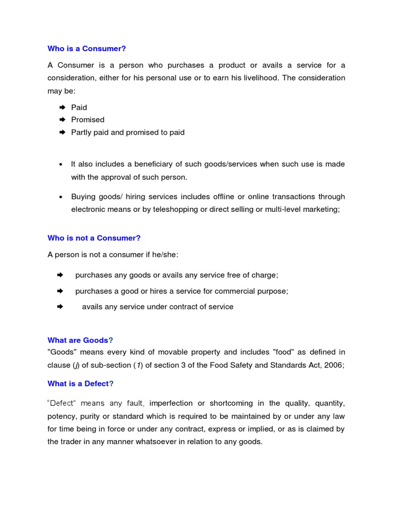 Consumer Rights and Protection Guide | PDF | Consumer Protection | E ...