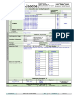 Inspection and Testing Request: Mobile No: Installation Testing and Commissioning (T&C)