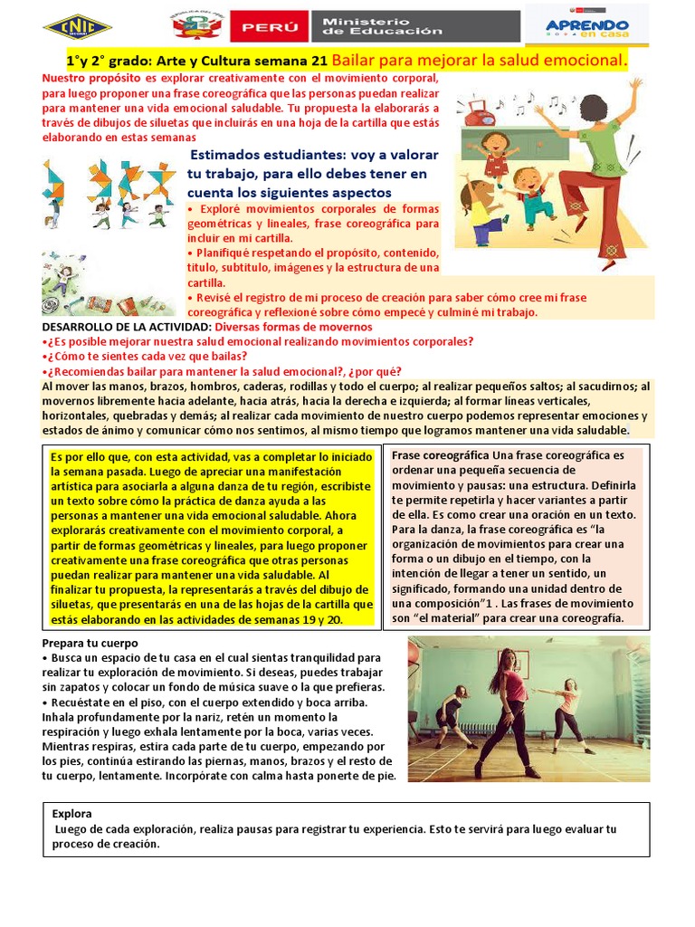 Bailar para la Salud Emocional | PDF | Bailes | Las emociones