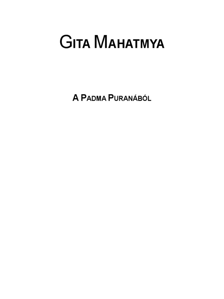 Gita Mahatmya PDF
