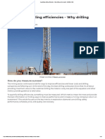 Quantifying Drilling Efficiencies - Why Drilling Metrics Matter