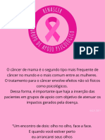 Grupo de apoio para mulheres com câncer de mama