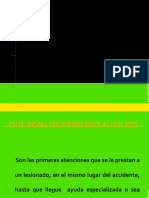 Primeros Auxilios Presentacion