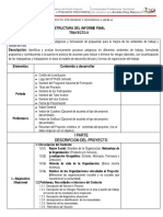 Estructura Del Informe Final 2trayecto Ii 2012