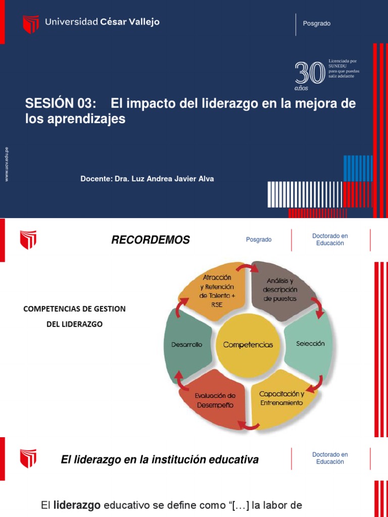 Liderazgo Educativo y Aprendizajes | PDF | Plan de estudios | Maestros