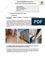 Reporte de Trabajos - Tramarsa Area Puerto y 4000 Al 08.11.2021