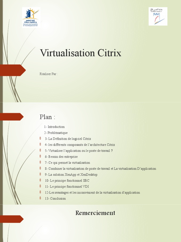 Virtualisation Citrix | PDF | Application | Virtualisation