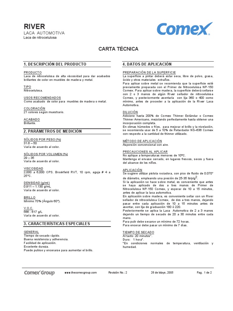 Laca Transparente para Madera Blanca Satinada Nitrocelulosa