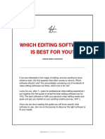 Which Editing Software Is Best For You?: Jordan Orme - Film Editor