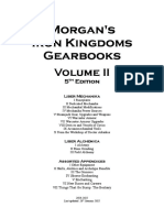 Morgan's Iron Kingdoms Gearbooks Volume II, 5ed